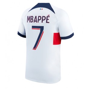 Paris Saint-Germain Kylian Mbappe #7 Koszulka Wyjazdowych 2023-24 Krótki Rękaw